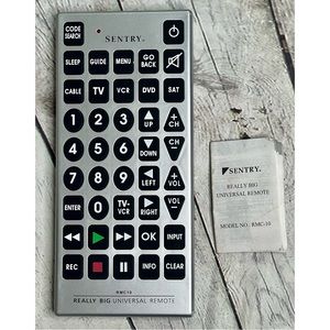 Sentry Really Big Universal Remote